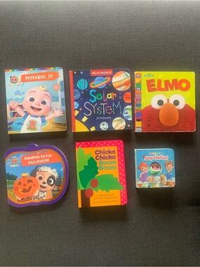 A Bundle Of Six Baby Books Listed Below In The Description About Details